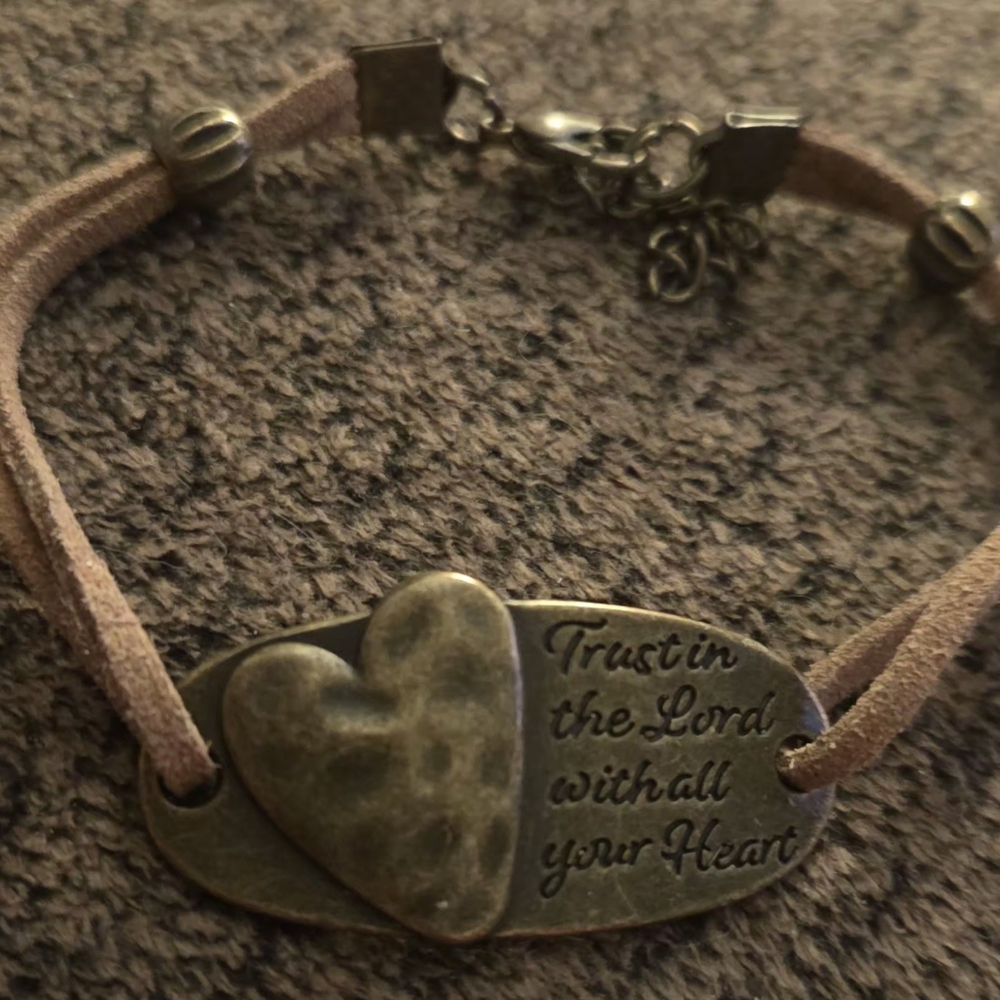 "Trust In The Lord With All Your Heart" Bracelet